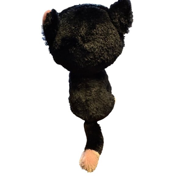 Ty Beanie Boo Pepper Plush Black & White Cat Stuffed Animal With Sparkling Eyes - Picture 3 of 6